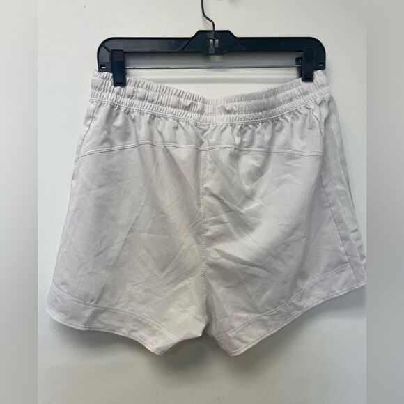 Adidas White Athletic Shorts Sporty Y2K Clean Girl Aesthetic SZ M - Picture 3 of 7